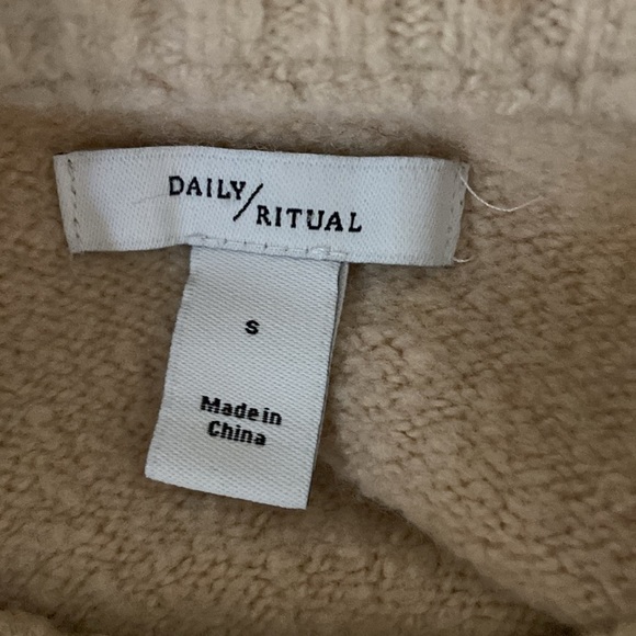 Daily Ritual Mock Neck Sweater - Picture 2 of 6